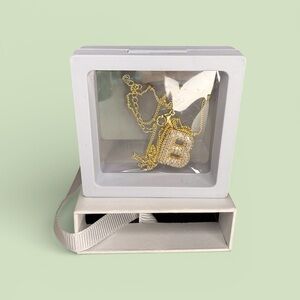 Gold Initial Pendant Necklace